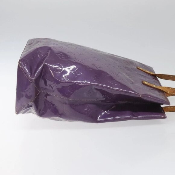 LOUIS VUITTON Monogram Vernis Reade MM Tote Bag Viole - Picture 4 of 16